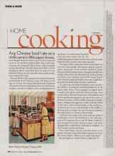 Better Homes & Gardens October 2006 Magazine Article: HOME cooking