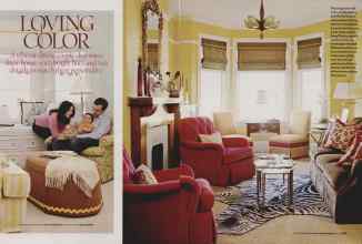 Better Homes & Gardens October 2006 Magazine Article: LOVING COLOR