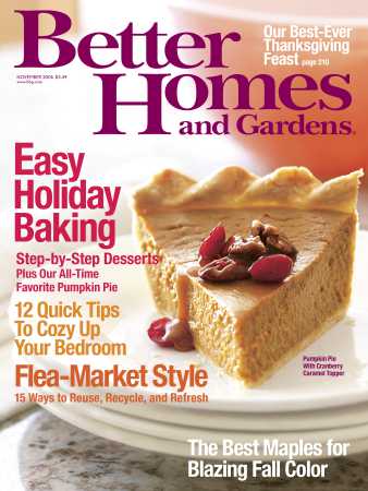 Better Homes & Gardens November 2006 Magazine Cover