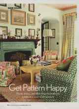 Better Homes & Gardens November 2006 Magazine Article: Get Pattern Happy