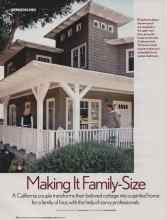 Better Homes & Gardens November 2006 Magazine Article: Making It Family-Size