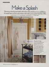 Better Homes & Gardens November 2006 Magazine Article: Make a Splash