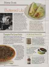 Better Homes & Gardens November 2006 Magazine Article: Pumpkin Pie Goes Nutty