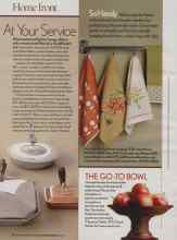 Better Homes & Gardens November 2006 Magazine Article: THE GO-TO BOWL