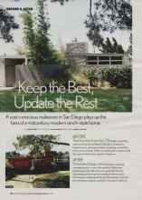 Better Homes & Gardens November 2006 Magazine Article: Keep the Best, Update the Rest