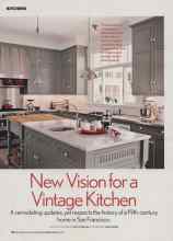 Better Homes & Gardens November 2006 Magazine Article: New Vision for a Vintage Kitchen