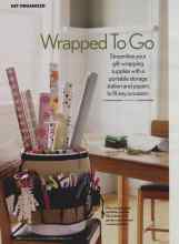 Better Homes & Gardens November 2006 Magazine Article: Wrapped To Go