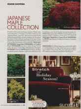 Better Homes & Gardens November 2006 Magazine Article: JAPANESE MAPLE COLLECTION