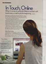Better Homes & Gardens November 2006 Magazine Article: In Touch, Online