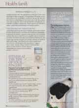 Better Homes & Gardens November 2006 Magazine Article: HELP YOUR DOG STAY CALM THROUGH THE HOLIDAYS