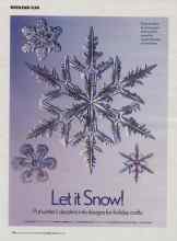 Better Homes & Gardens December 2006 Magazine Article: Let it Snow!
