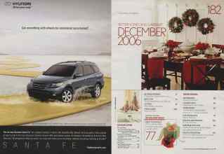 Better Homes & Gardens December 2006 Magazine Article: Page 8