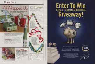 Better Homes & Gardens December 2006 Magazine Article: Page 66