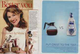 Better Homes & Gardens December 2006 Magazine Article: Page 140