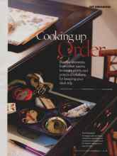 Better Homes & Gardens January 2007 Magazine Article: Cooking up Order