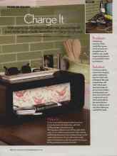 Better Homes & Gardens January 2007 Magazine Article: Charge It