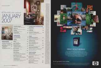 Better Homes & Gardens January 2007 Magazine Article: Page 2