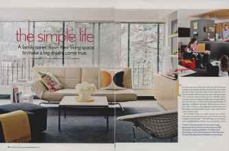 Better Homes & Gardens January 2007 Magazine Article: The simple life