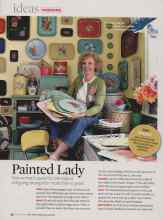 Better Homes & Gardens February 2007 Magazine Article: Painted Lady