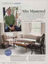 Better Homes & Gardens February 2007 Magazine Article: Mix Mastered