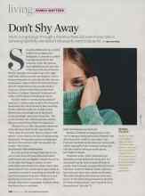 Better Homes & Gardens February 2007 Magazine Article: Don't Shy Away