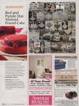Better Homes & Gardens February 2007 Magazine Article: Red and Purple Hat Almond Pound Cake
