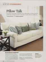 Better Homes & Gardens March 2007 Magazine Article: Pillow Talk