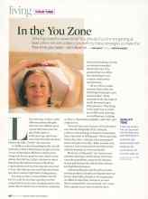 Better Homes & Gardens March 2007 Magazine Article: In the You Zone
