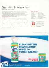 Better Homes & Gardens March 2007 Magazine Article: Nutrition Information