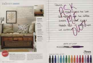 Better Homes & Gardens March 2007 Magazine Article: Page 74