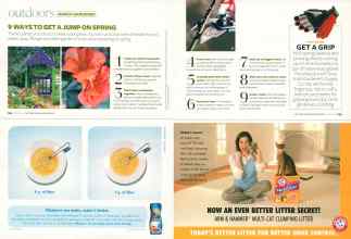 Better Homes & Gardens March 2007 Magazine Article: 9 WAYS TO GET A JUMP ON SPRING
