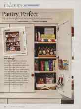 Better Homes & Gardens April 2007 Magazine Article: Pantry Perfect