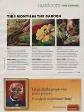 Better Homes & Gardens April 2007 Magazine Article: THIS MONTH IN THE GARDEN