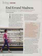 Better Homes & Gardens April 2007 Magazine Article: End Errand Madness