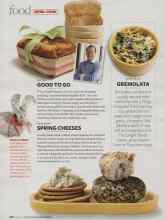 Better Homes & Gardens April 2007 Magazine Article: SPRING CHEESES