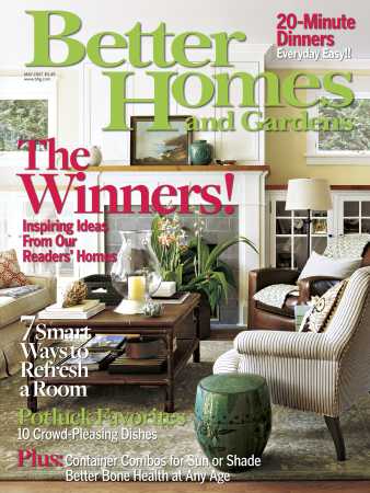 Better Homes & Gardens May 2007 Magazine Cover