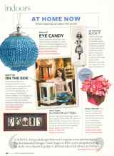 Better Homes & Gardens May 2007 Magazine Article: EYE CANDY