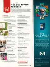 Better Homes & Gardens May 2007 Magazine Article: TOP 20 CONTEST WINNERS