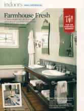 Better Homes & Gardens May 2007 Magazine Article: Farmhouse Fresh