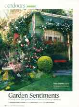 Better Homes & Gardens May 2007 Magazine Article: Garden Sentiments