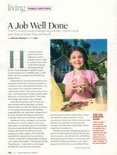 Better Homes & Gardens May 2007 Magazine Article: A Job Well Done
