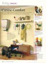 Better Homes & Gardens May 2007 Magazine Article: Canine Comfort