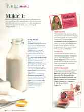 Better Homes & Gardens May 2007 Magazine Article: Milkin' It