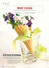 Better Homes & Gardens May 2007 Magazine Article: A SCOOP OF SPRING