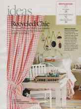 Better Homes & Gardens June 2007 Magazine Article: Recycled Chic