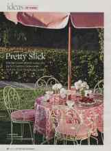 Better Homes & Gardens June 2007 Magazine Article: Pretty Slick