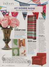 Better Homes & Gardens June 2007 Magazine Article: CHEAP CHIC