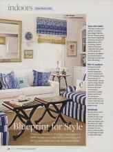 Better Homes & Gardens June 2007 Magazine Article: Blueprint for Style