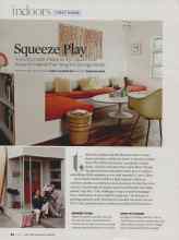 Better Homes & Gardens June 2007 Magazine Article: Squeeze Play