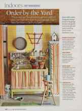 Better Homes & Gardens June 2007 Magazine Article: Order by the Yard